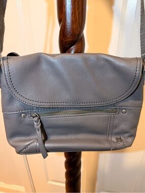 Gray Leather Crossbody Bag - The Sak